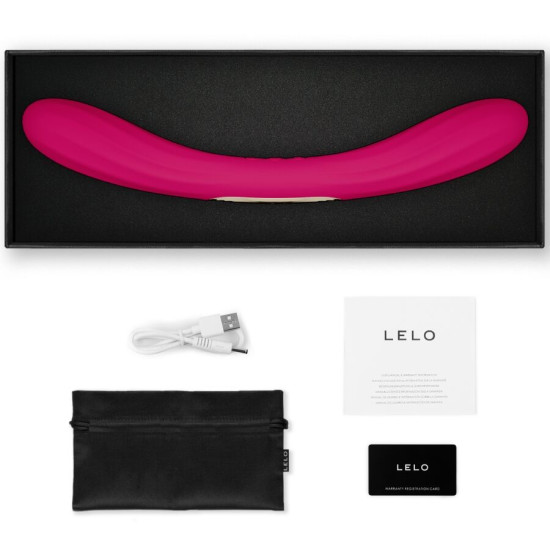 BOOMERANG VIBRADOR DE DOBLE EXTREMO CEREZA LELO