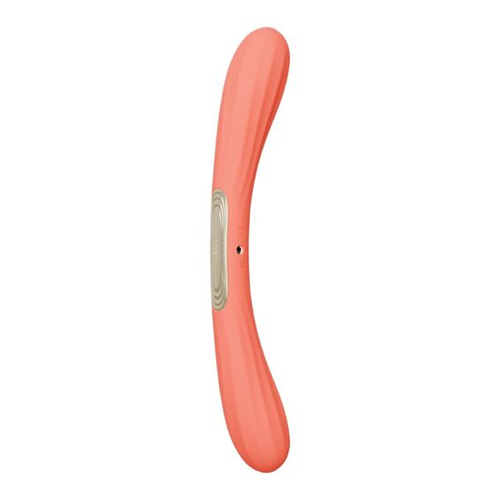 BOOMERANG VIBRADOR DE DOBLE EXTREMO ROJO CORAL LELO