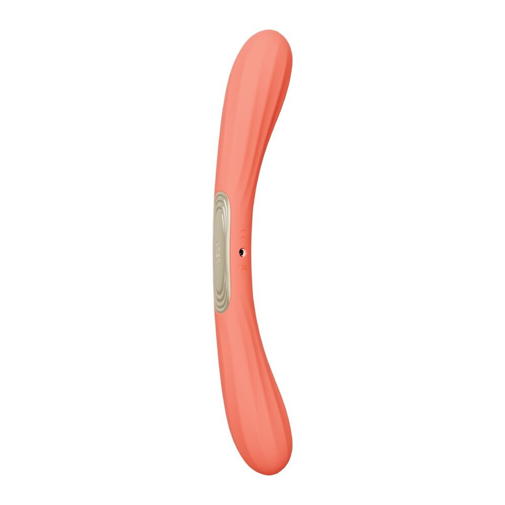 BOOMERANG VIBRADOR DE DOBLE EXTREMO ROJO CORAL LELO