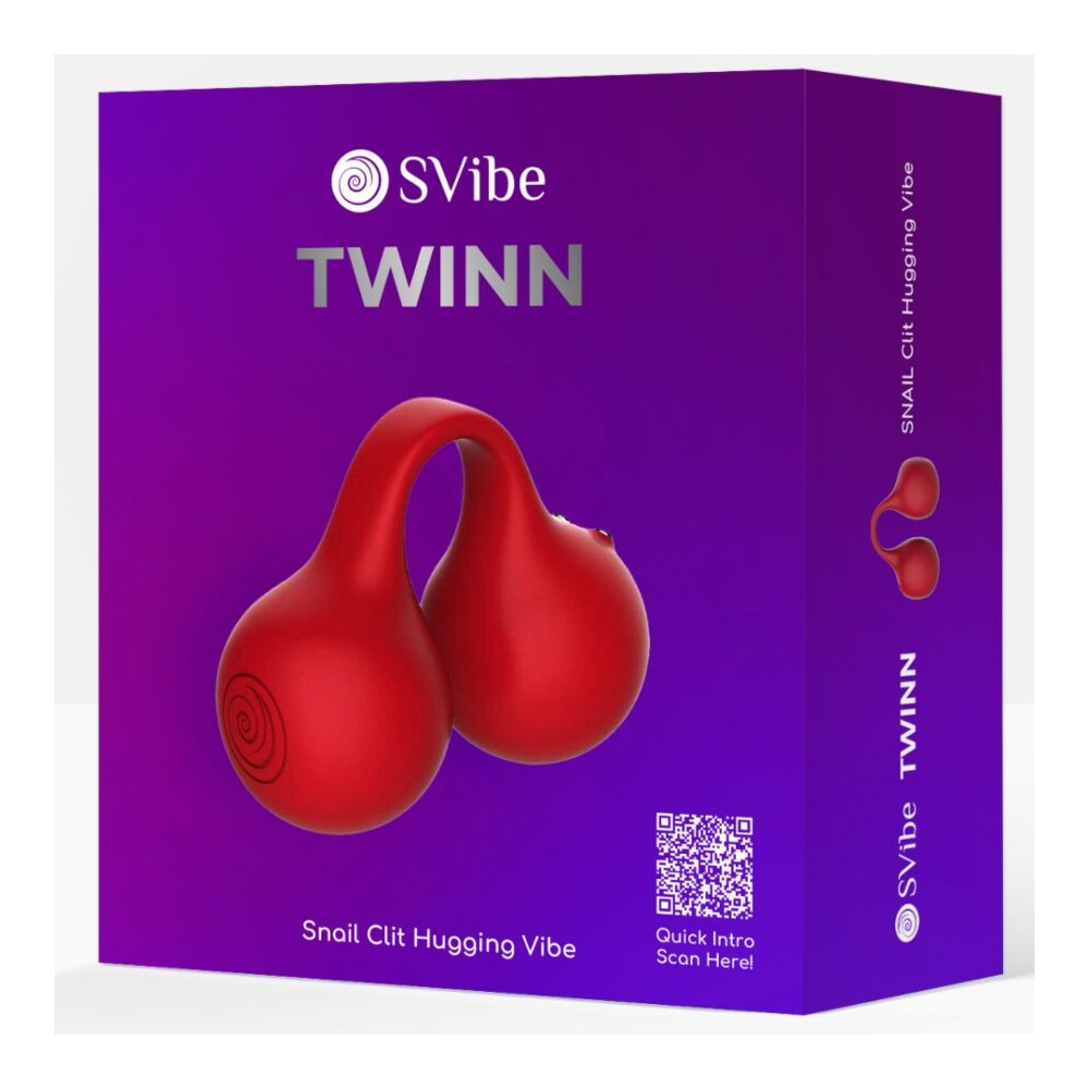 TWINN VIBRADOR DE DEDO CEREZA