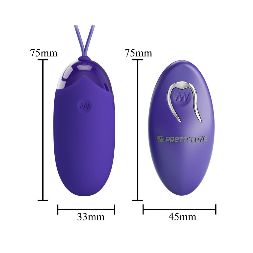 BERGER YOUTH HUEVO VIBRADOR CONTROL REMOTO VIOLETA