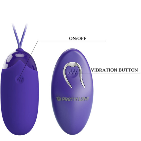 BERGER YOUTH HUEVO VIBRADOR CONTROL REMOTO VIOLETA