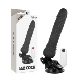 VIBRADOR REALÍSTICO CONTROL REMOTO NEGRO 19.5 CM -O- 4 CM