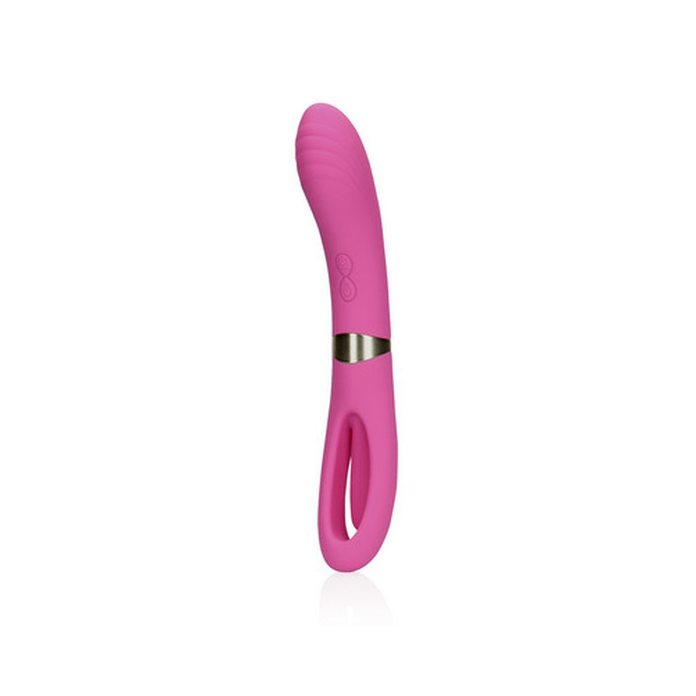VIBRADOR DOUBLE-SIDED FLAPPING AND G-SPOT EXUBERANT PINK LOVELINE