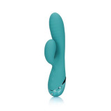 VIBRADOR CONEJO INFLABLE PEACOCK BLUE LOVELINE
