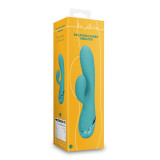 VIBRADOR CONEJO INFLABLE PEACOCK BLUE LOVELINE