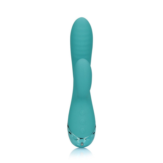 VIBRADOR CONEJO INFLABLE PEACOCK BLUE LOVELINE