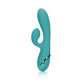 VIBRADOR CONEJO INFLABLE PEACOCK BLUE LOVELINE