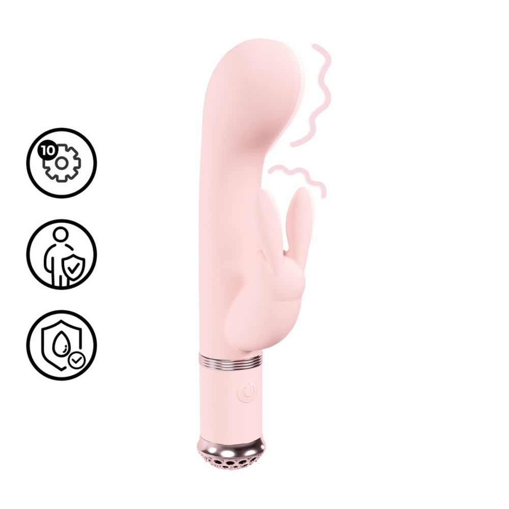 VIBRADOR BELLE RABBIT VIBE ROSA LOVELINE