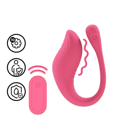 HUEVO VIBRANTE CON MANDO G-SPOT VIBE ROSA LOVELINE