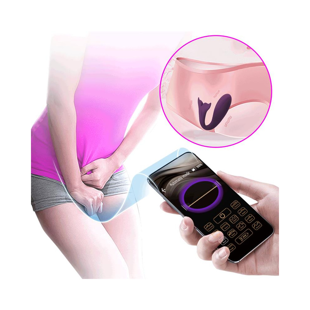 Jayleen Juguete para Parejas con APP lila