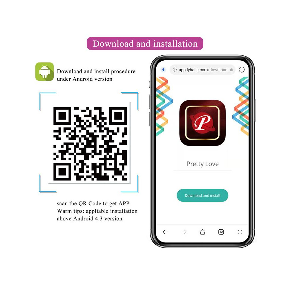 Jayleen Juguete para Parejas con APP lila