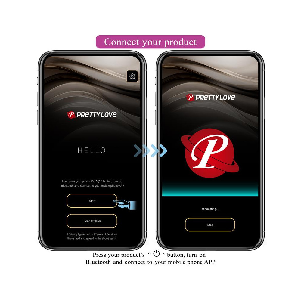 Jayleen Juguete para Parejas con APP lila