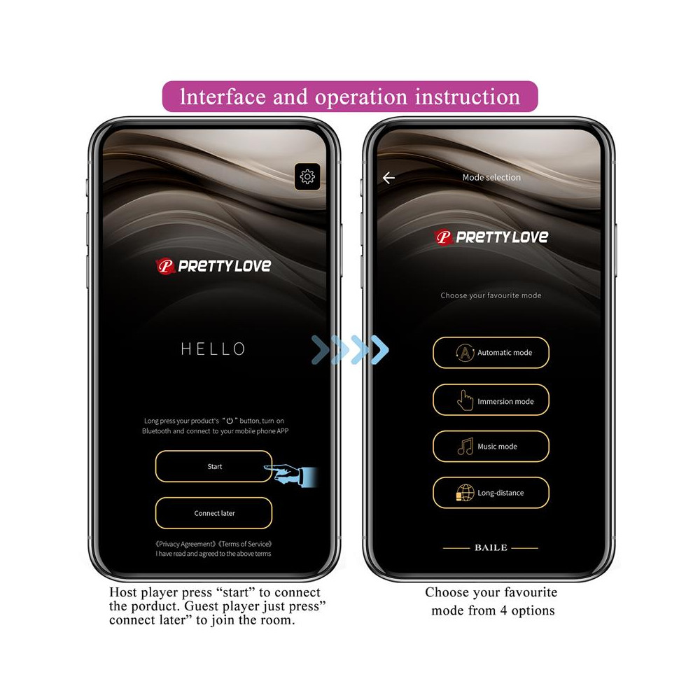 Jayleen Juguete para Parejas con APP lila