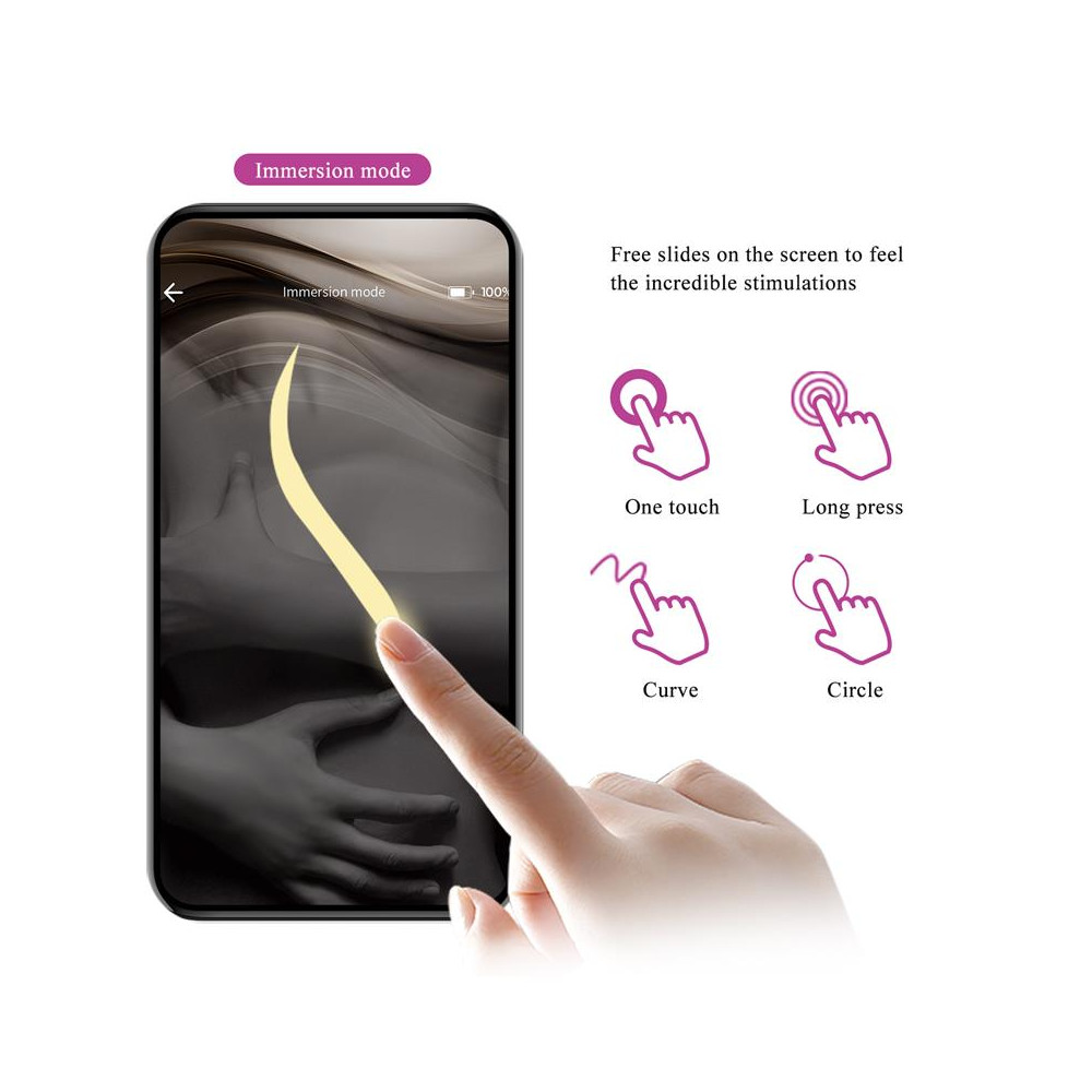 Jayleen Juguete para Parejas con APP lila