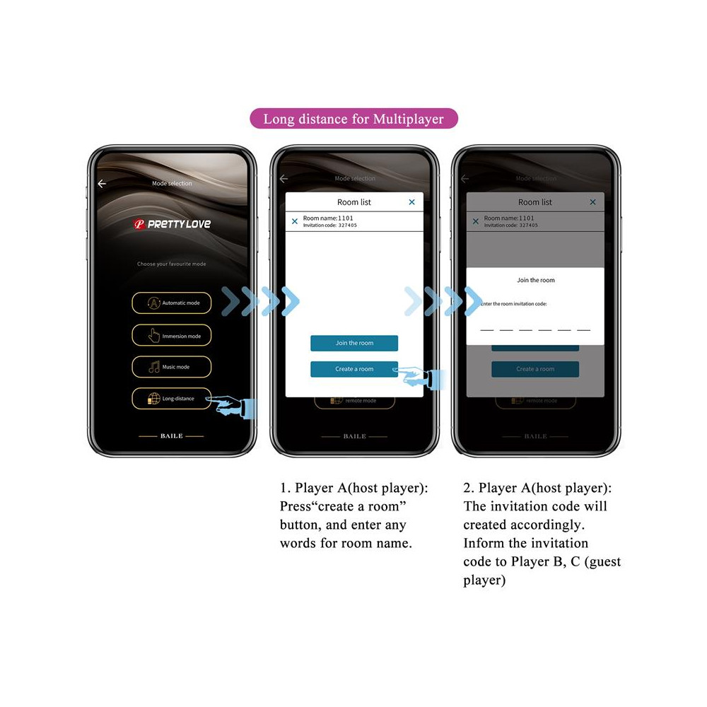 Jayleen Juguete para Parejas con APP lila