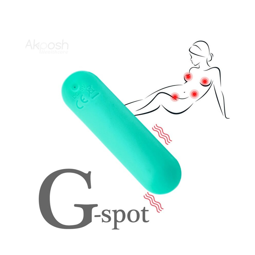 SPLASH JOIE BALA VIBRADORA SILICONA CONTROL REMOTO 10 VIBRACIONES 75 X 19 CM VERDE