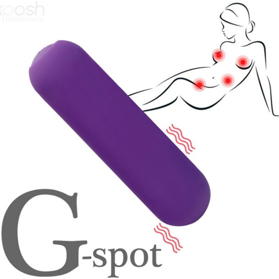 SPLASH JOIE BALA VIBRADORA SILICONA CONTROL REMOTO 10 VIBRACIONES 75 X 19 CM MORADO