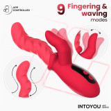 Tingly Vibrador con Finger y Movimiento Waving con APP
