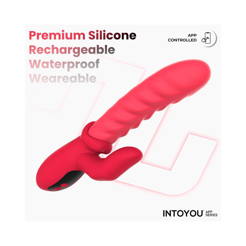 Tingly Vibrador con Finger y Movimiento Waving con APP