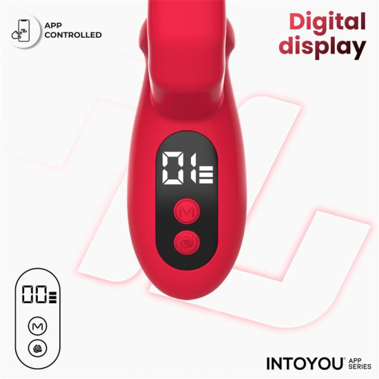 Tingly Vibrador con Finger y Movimiento Waving con APP