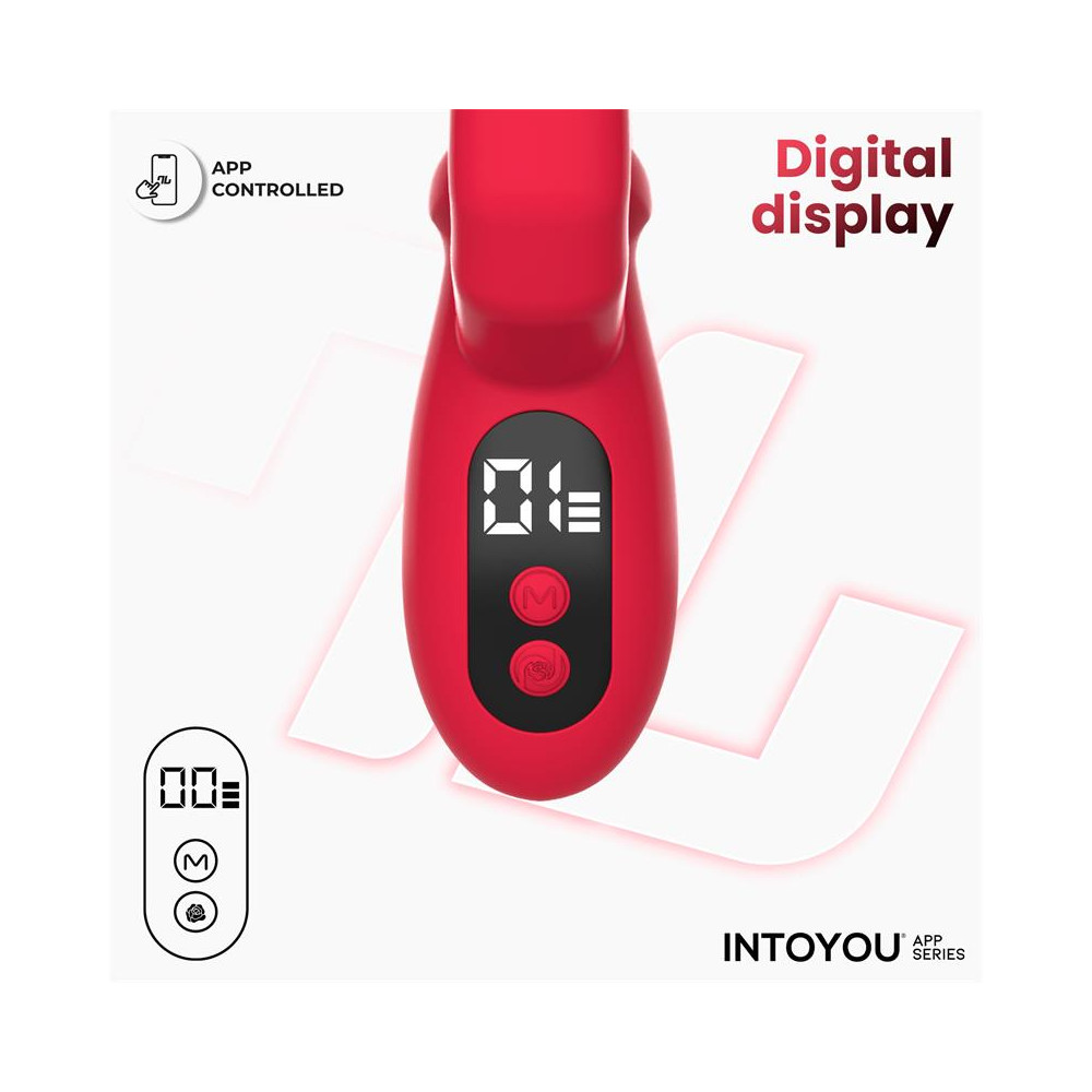 Tingly Vibrador con Finger y Movimiento Waving con APP