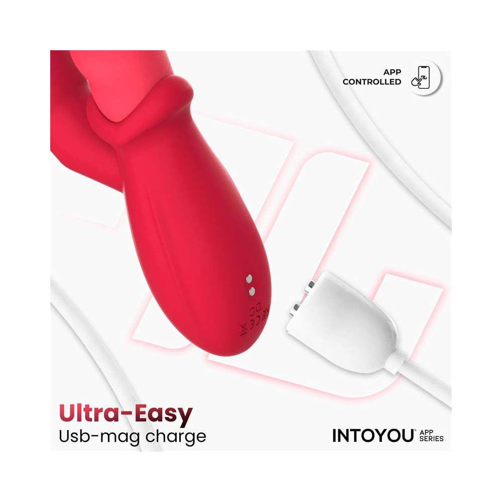 Tingly Vibrador con Finger y Movimiento Waving con APP