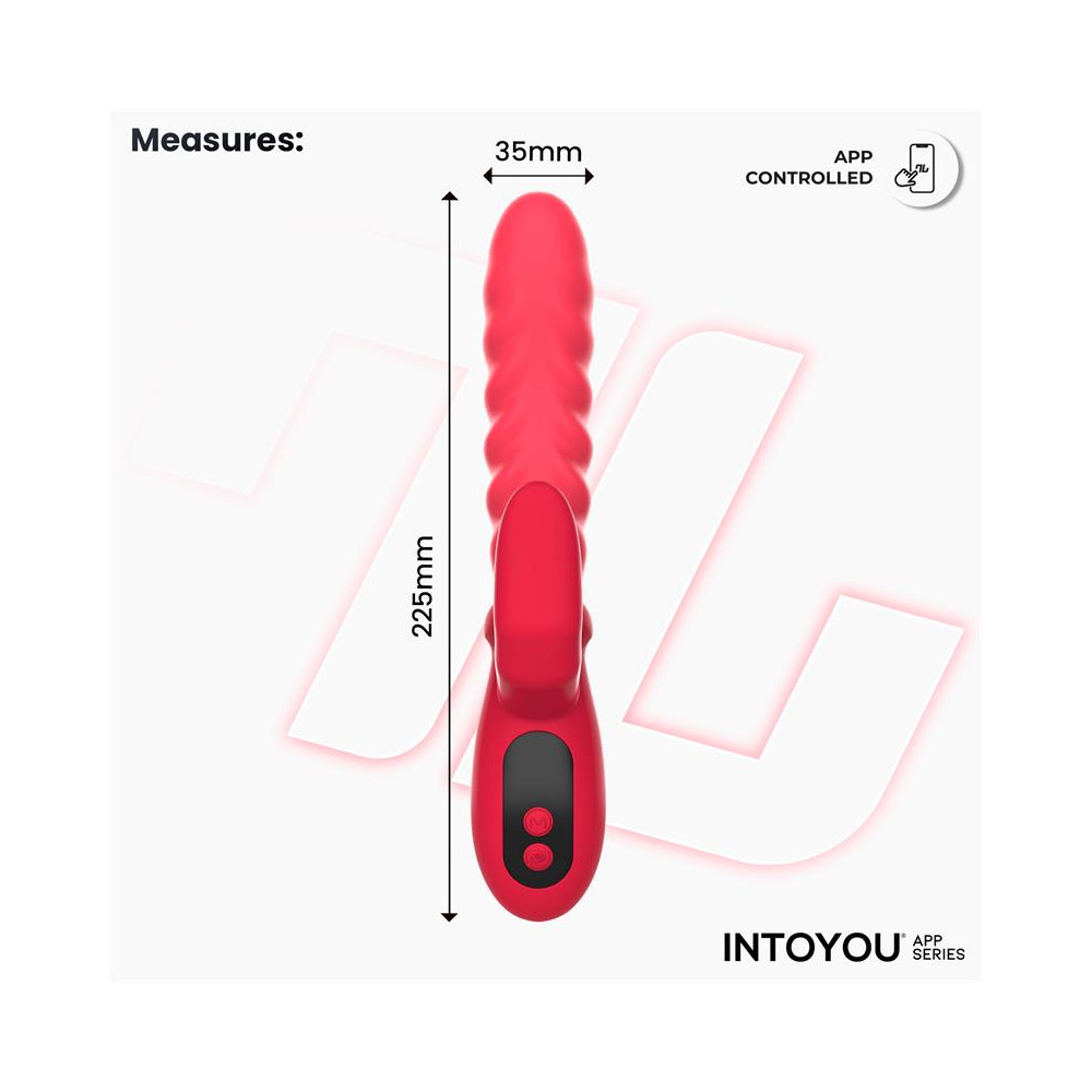 Tingly Vibrador con Finger y Movimiento Waving con APP