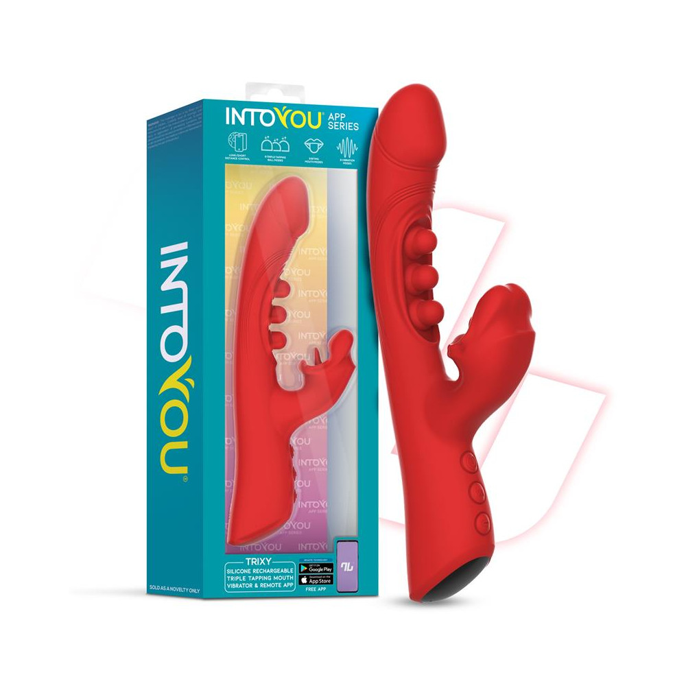 Trixy Vibrador con Tapping y Biting con App