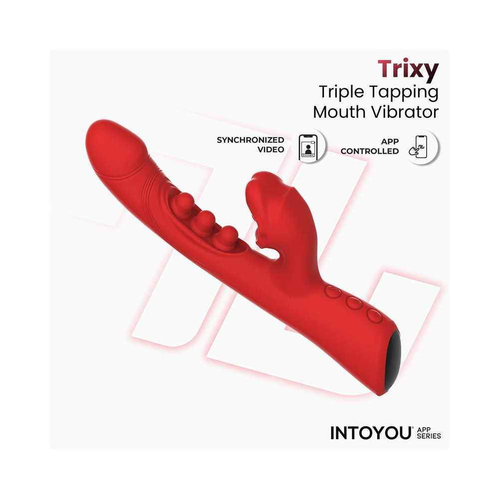 Trixy Vibrador con Tapping y Biting con App