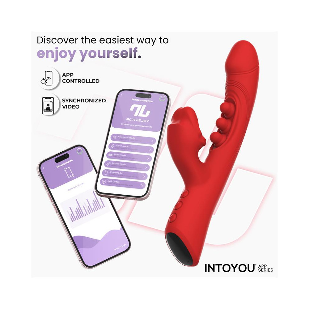 Trixy Vibrador con Tapping y Biting con App