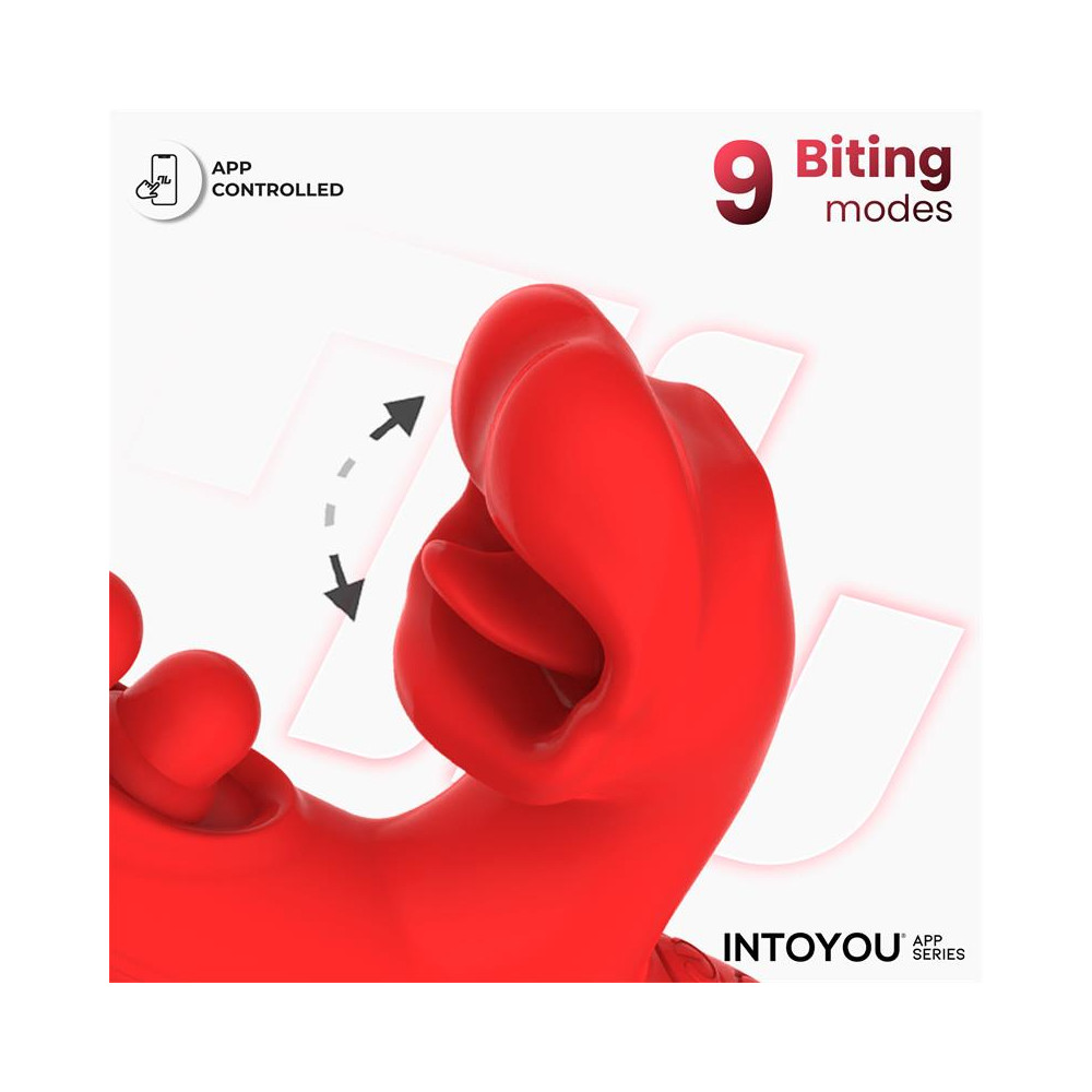 Trixy Vibrador con Tapping y Biting con App