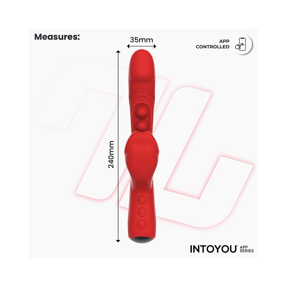 Trixy Vibrador con Tapping y Biting con App