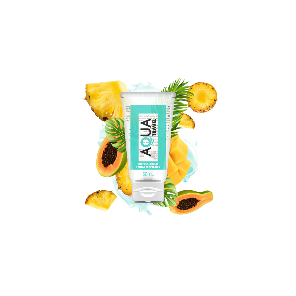 LUBRICANTE BASE AGUA SABOR FRUTAS TROPICALES - 50 ML