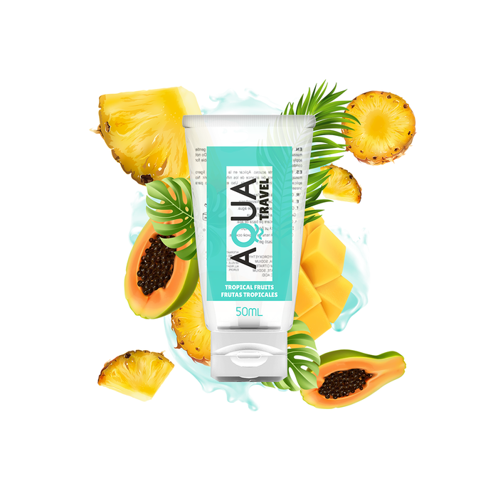 LUBRICANTE BASE AGUA SABOR FRUTAS TROPICALES - 50 ML