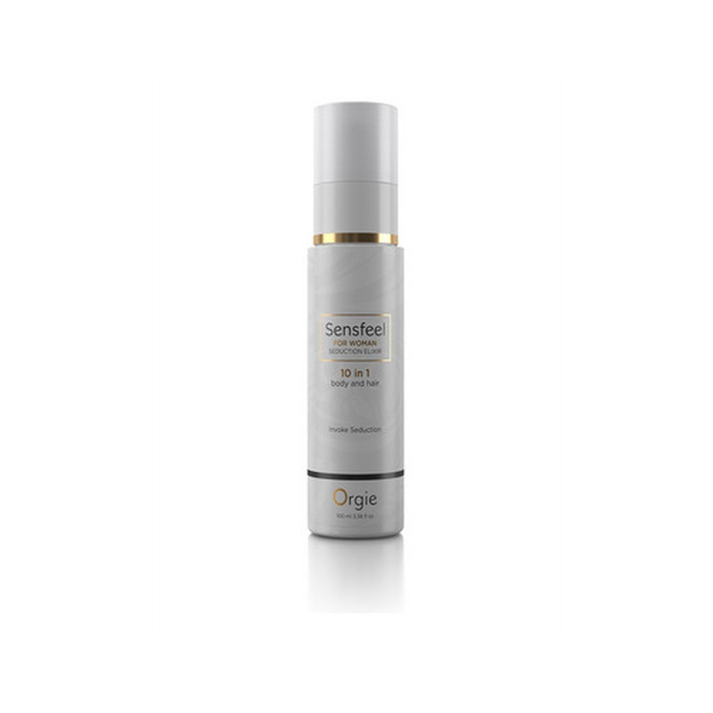 LOCIÓN 10 EN 1 PARA CUERPO Y CABELLO CON FEROMONAS SENSFEEL FOR WOMAN 100ML ORGIE