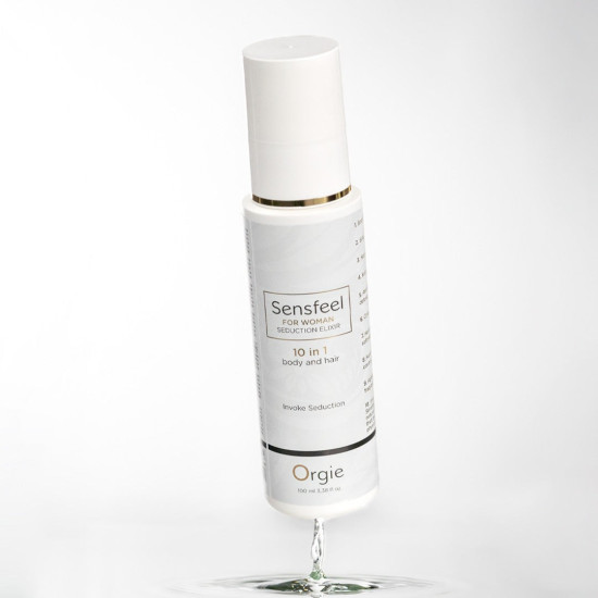 LOCIÓN 10 EN 1 PARA CUERPO Y CABELLO CON FEROMONAS SENSFEEL FOR WOMAN 100ML ORGIE