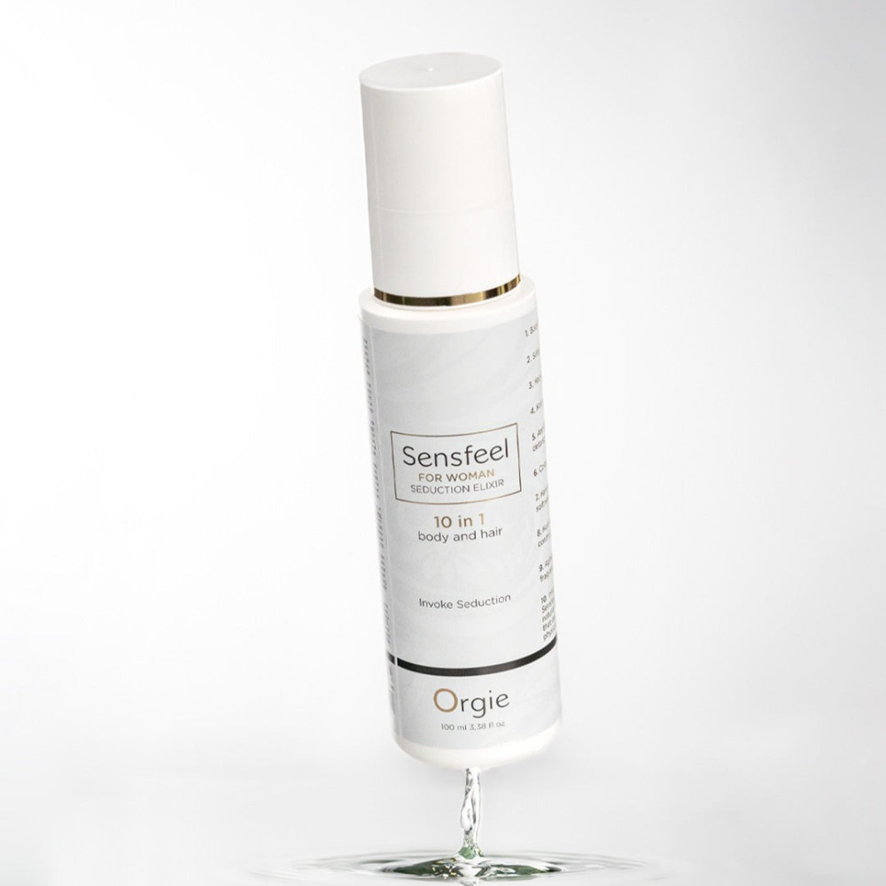 LOCIÓN 10 EN 1 PARA CUERPO Y CABELLO CON FEROMONAS SENSFEEL FOR WOMAN 100ML ORGIE