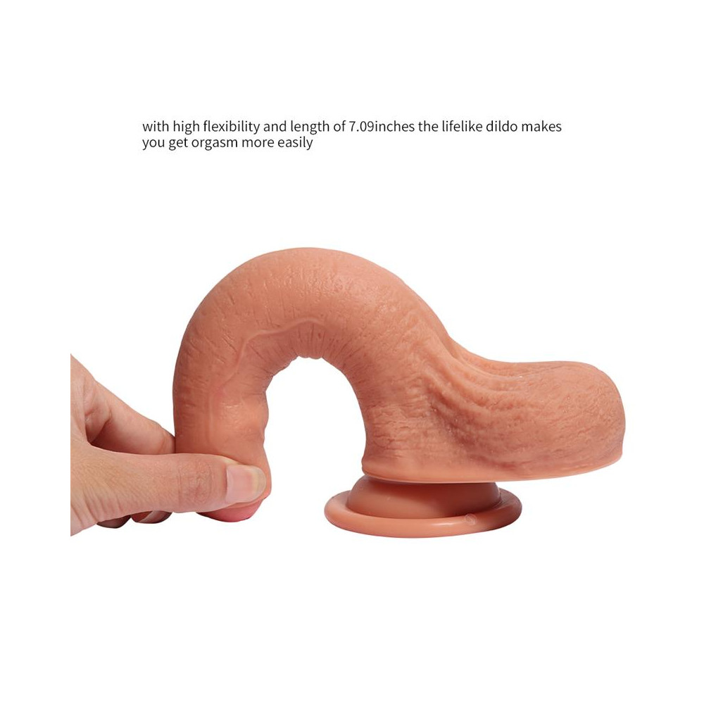 Azazel Dildo Silicona Doble Densidad 18 cm