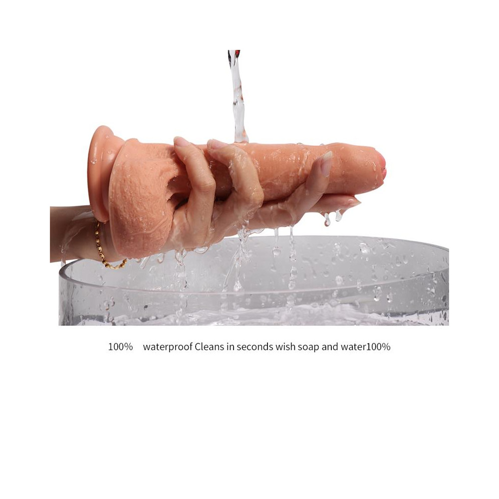 Azazel Dildo Silicona Doble Densidad 18 cm