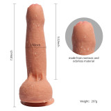 Azazel Dildo Silicona Doble Densidad 18 cm