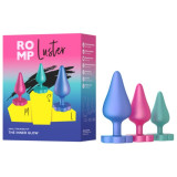 LUSTER KIT DE ENTRENAMIENTO ANAL S/M/L CON BASE EN FORMA DE FLOR