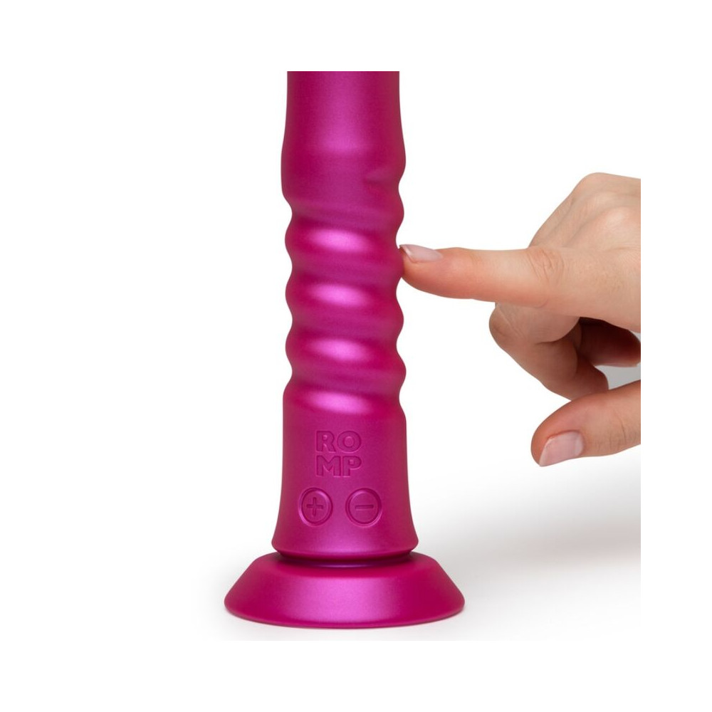 Jiggle Vibrador Up and Down con Ventosa Rosa | Kiwichi