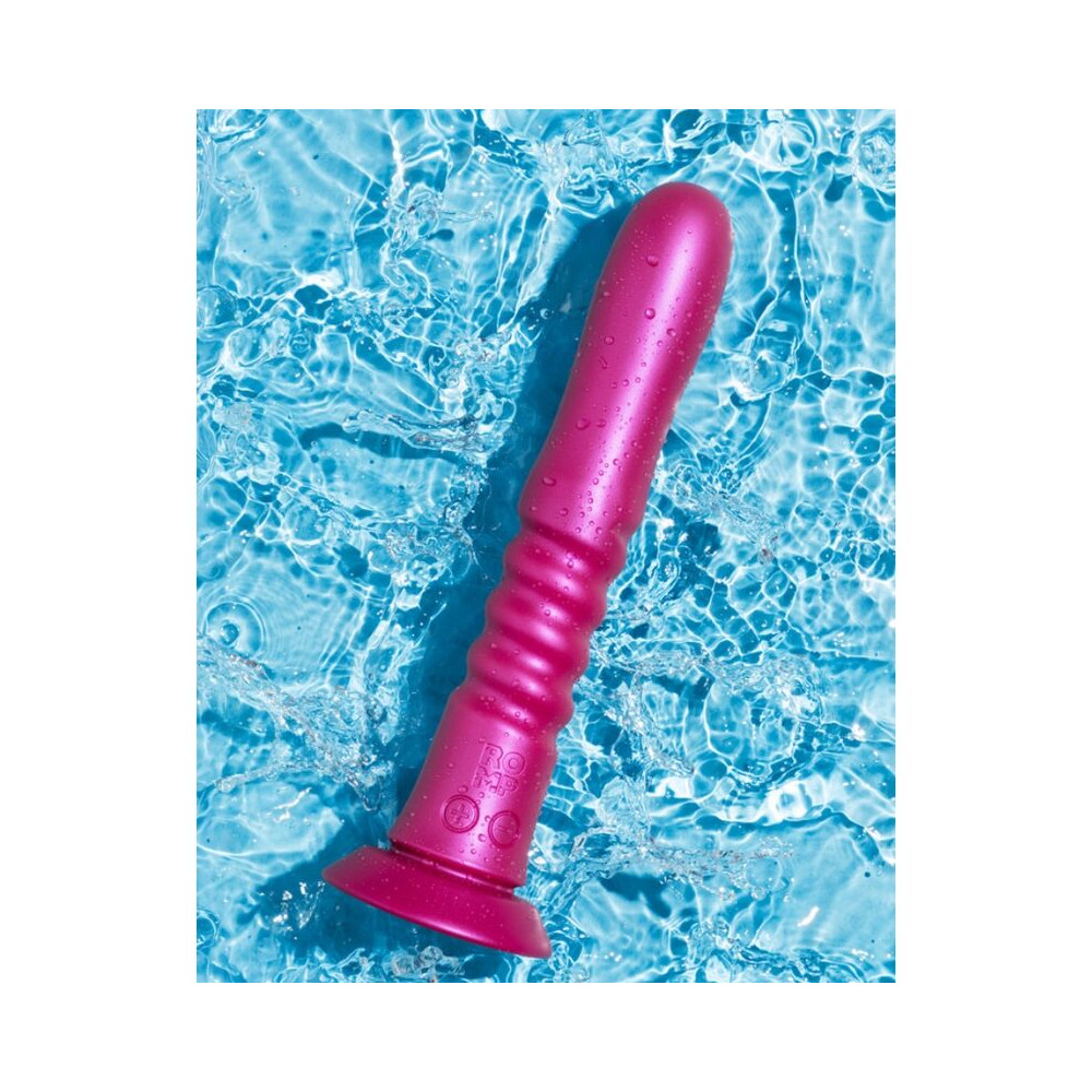 Jiggle Vibrador Up and Down con Ventosa Rosa | Kiwichi