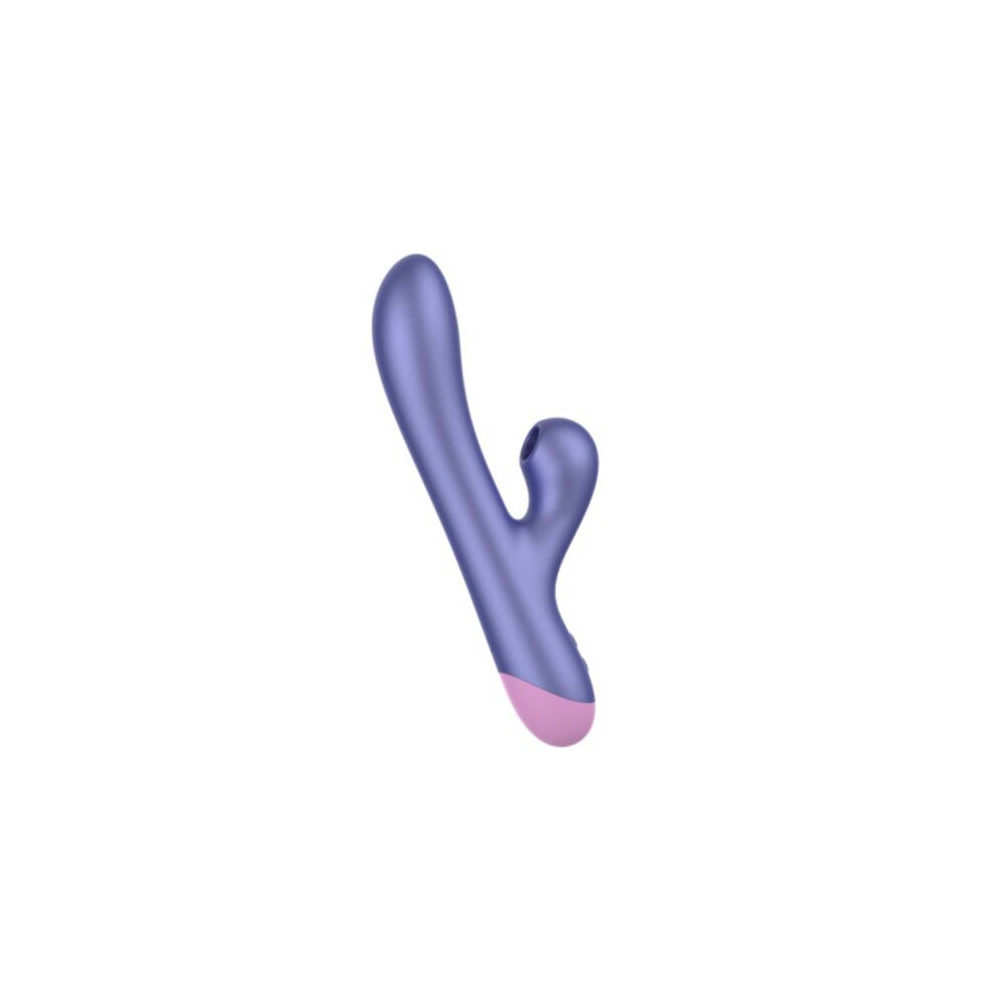 PULSE VIBRADOR RABBIT DUAL PUNTO G AZUL ELÉCTRICO