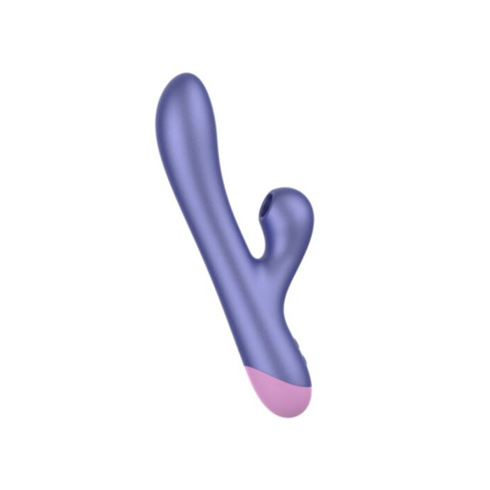 PULSE VIBRADOR RABBIT DUAL PUNTO G AZUL ELÉCTRICO
