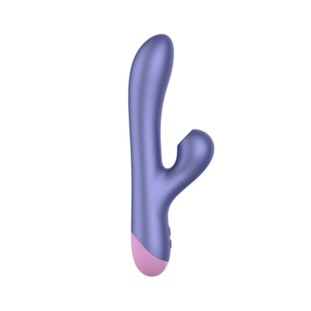 PULSE VIBRADOR RABBIT DUAL PUNTO G AZUL ELÉCTRICO