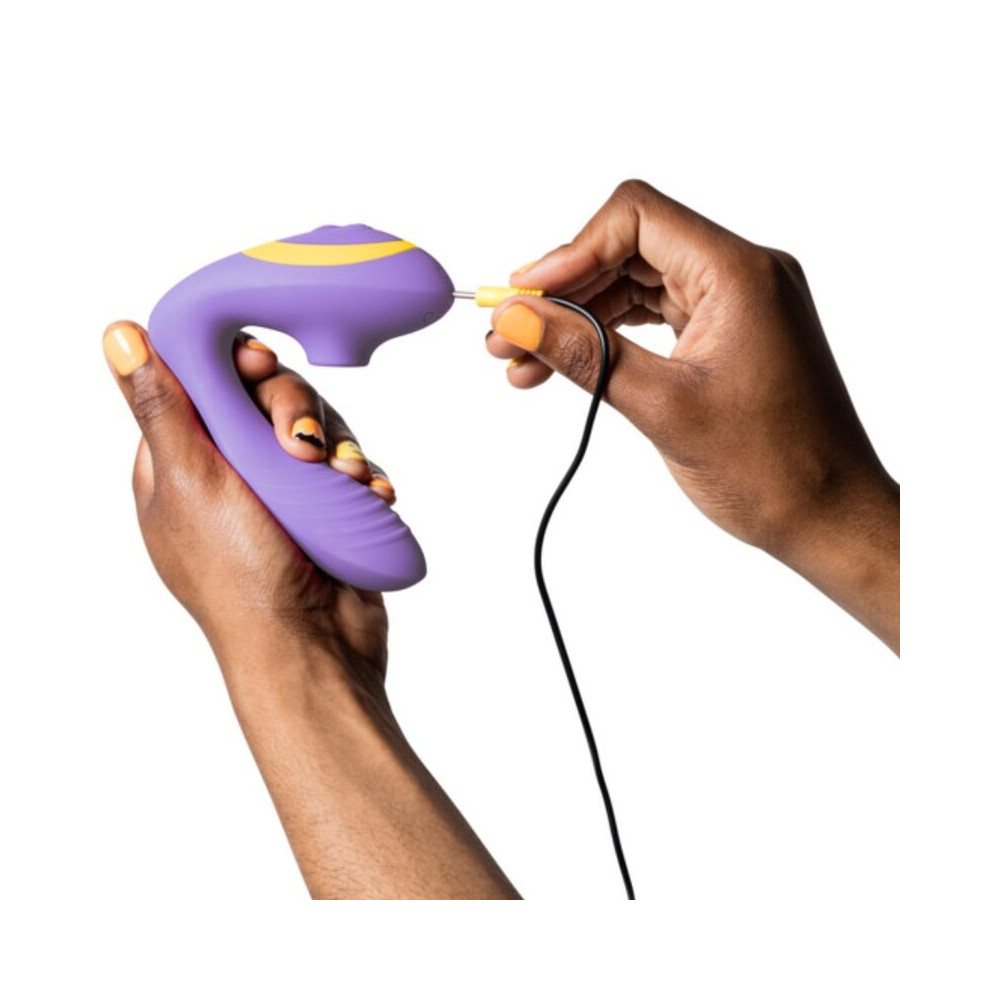 REVERB ESTIMULADOR PUNTO G Y SUCCIONADOR DE CLÍTORIS LILA