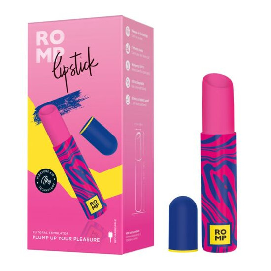 LIPSTICK ESTIMULADOR DE CLÍTORIS PINTALABIOS 7 NIVELES