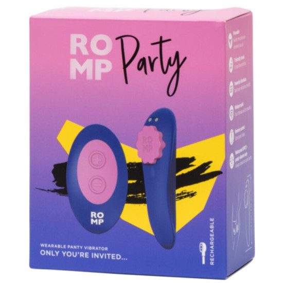 PARTY PANTIE MAGNÉTICO VIBRADOR SILICONA CONTROL REMOTO